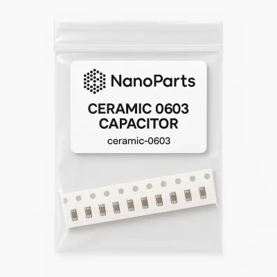Product Zentrix Ceramic 0603 Capacitor model 02475597890286EF640 Image